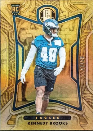2022 Panini Gold Standard #151 Kennedy Brooks Philadelphia Eagles [37|151] front