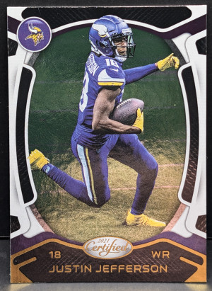 2021 Panini Certified #73 Justin Jefferson Minnesota Vikings [132|73] front