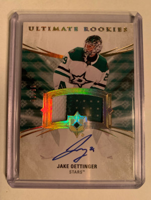Jake Oettinger Ultimate Rookies RPA /99 front