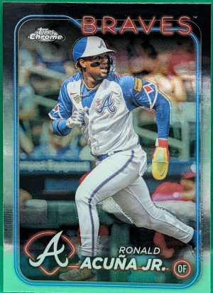 2024 Topps Chrome #250 Ronald Acuña Jr. Atlanta Braves /. [862|250] front