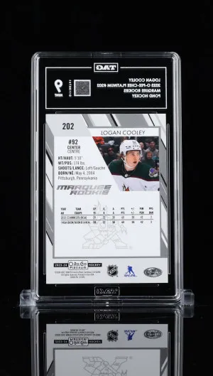 Logan Cooley 23-24 OPC Platinum Pond Hockey SSP back
