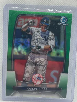 2023 Topps Chrome Aaron Judge Green Refractor /99 front