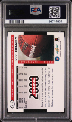 2000 Score Tom Brady back