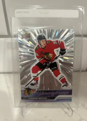 2023-24 Upper Deck Connor Bedard Silver Outburst front