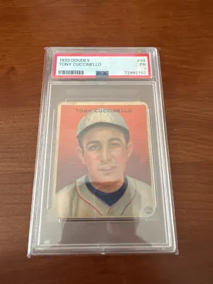 1933 Goudey Tony Cuccinello front