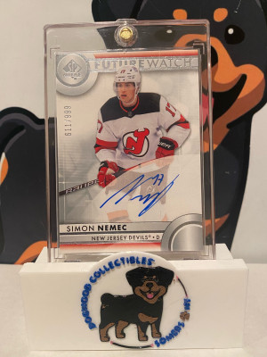 2023-24 SPA Simon Nemec Future Watch Autograph 611/999 front