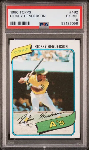 1980 Topps Rickey Henderson front