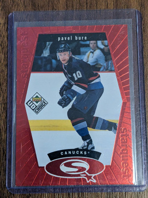 1998-99 UD Choice StarQuest Red Pavel Bure Vancouver Canucks #SQ2 front