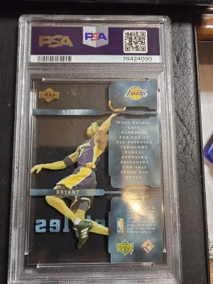 2000 UD Slam Kobe Bryant Air Styles back