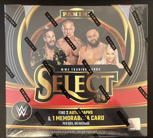 2024 select WWE hobby box front
