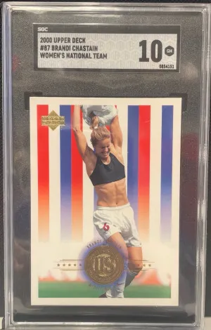 Brandi Chastain 2000 Upper Deck Women’s National Team #87 SGC 10 front