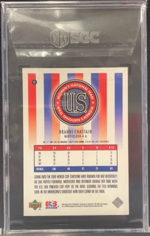 Brandi Chastain 2000 Upper Deck Women’s National Team #87 SGC 10 back
