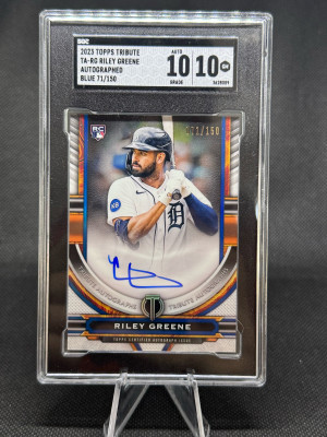 2023 Topps Tribute Riley Greene front