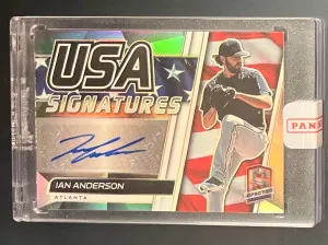 2021 Panini Spectra Ian Anderson USA Signatures *SEALED* front