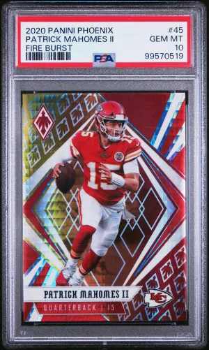 2020 Panini Phoenix Patrick Mahomes Ii Fire Burst front