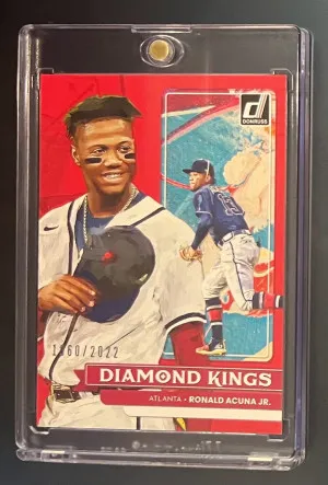 2022 Panini Donruss Ronald Acuna Jr. Diamond Kings /2022 SP front