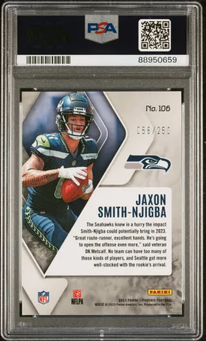 2023 Panini Phoenix Jaxon Smith-Njigba #106 PSA 10 back