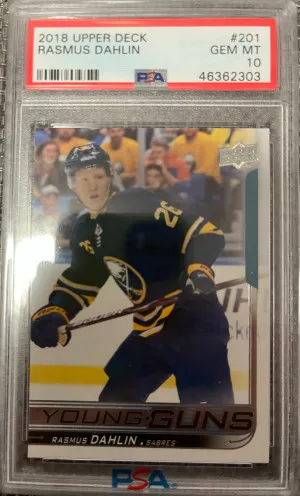 2018 Upper Deck Rasmus Dahlin front