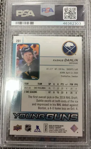 2018 Upper Deck Rasmus Dahlin back