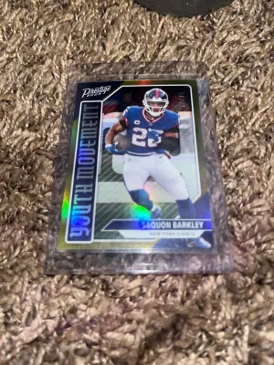 2023 Panini Prestige Saquon Barkley YM-17 /75 front