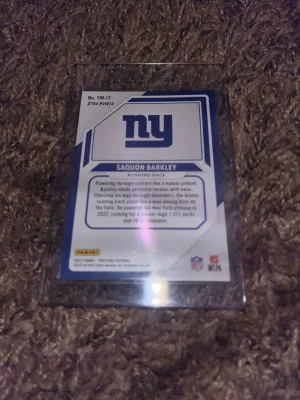 2023 Panini Prestige Saquon Barkley YM-17 /75 back