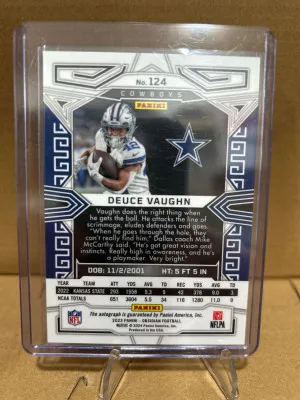 Deuce Vaughn 2023 Obsidian Auto back