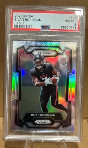 Bijan Robinson 2023 Prizm Silver front
