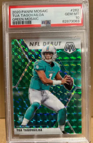 Tua Tagovailoa 2020 NFL Debut Green Mosaic front
