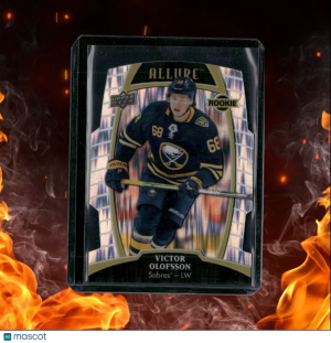 2019-20 Upper Deck Allure Victor Olofsson Steel Rookie 21/50 #88 front