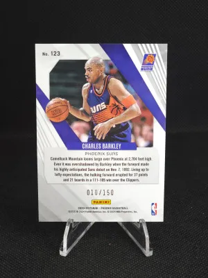 2023 Phoenix Charles Barkley White Lazer /150 #123 back
