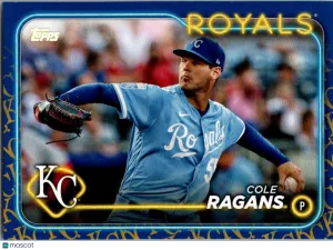 Topps Team Logo Cole Ragans #95 front