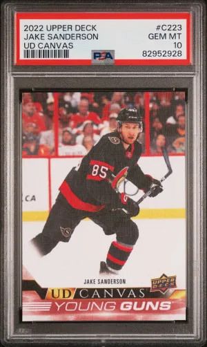 2022 Upper Deck Ud Canvas Jake Sanderson Ud Canvas front