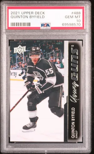 2021-2022 Upper Deck Quinton Byfield front