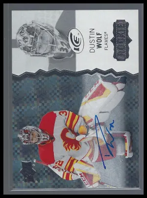 23-24 UD ICE Dustin Wolf Auto front