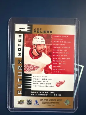 Joe Velono Future Watch 34/150 back