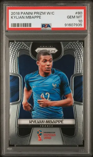 2018 Panini Prizm World Cup Kylian Mbappe front