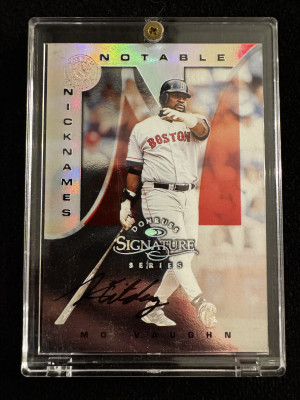 1997 Donruss Signature Mo Notable Nicknames Auto front
