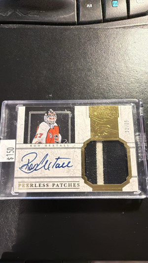 2012 dominion peerless patches ron hextall /25 front