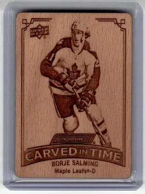 2023-24 Engrained Borje Salming Carved In Time front
