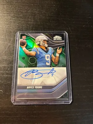 Topps Chrome Black Bryce Young Auto /99 front