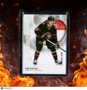 2020-21 Upper Deck SP Tim Stutzle Authentics Silver Rookie 0656/1299 #112 front
