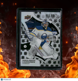 2021-22 Upper Deck Allure Ukko-Pekka Luukkonen NHL Shield 2005 Rookie #122 front