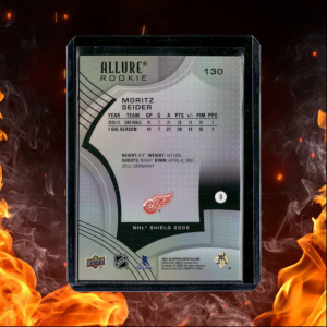 2021-22 Upper Deck Allure Moritz Seider NHL Shield 2005 Rookie #130 back