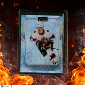 2021-22 O-Pee-Chee Platinum Tim Stutzle Arctic Freeze 75/99 #5 front
