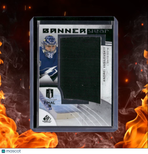 2022-23 SP Game Used Andrei Vasilevskiy  Stanley Cup Final Banner Year Relics front