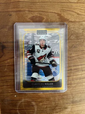 21-22 OPC Platinum Clayton Keller Seismic Gold 7/50 front