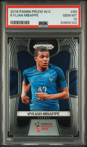 2018 Panini Prizm World Cup Kylian Mbappe front