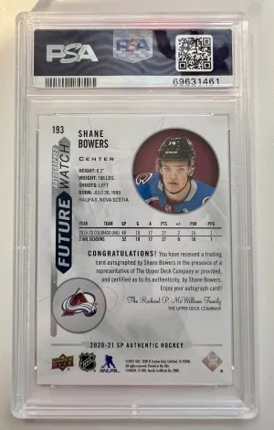 2020 SP Authentic Shane Bowers #193 PSA 8 back