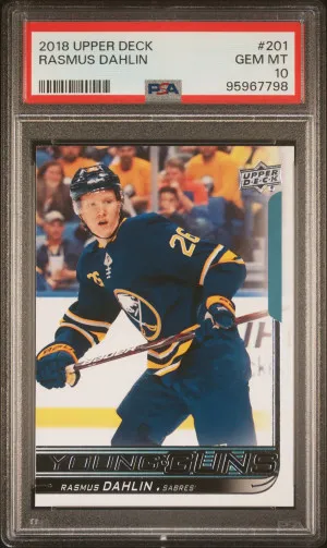 2018 Upper Deck Rasmus Dahlin front