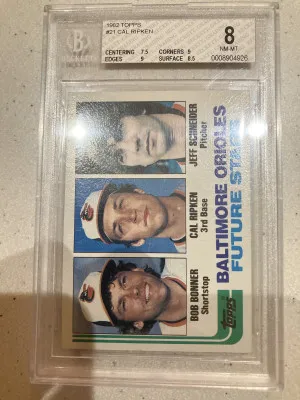 1982 Cal Ripken Topps Rookie front